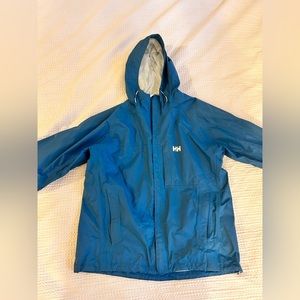 Helly Hansen Rain Coat Blue Men’s Large